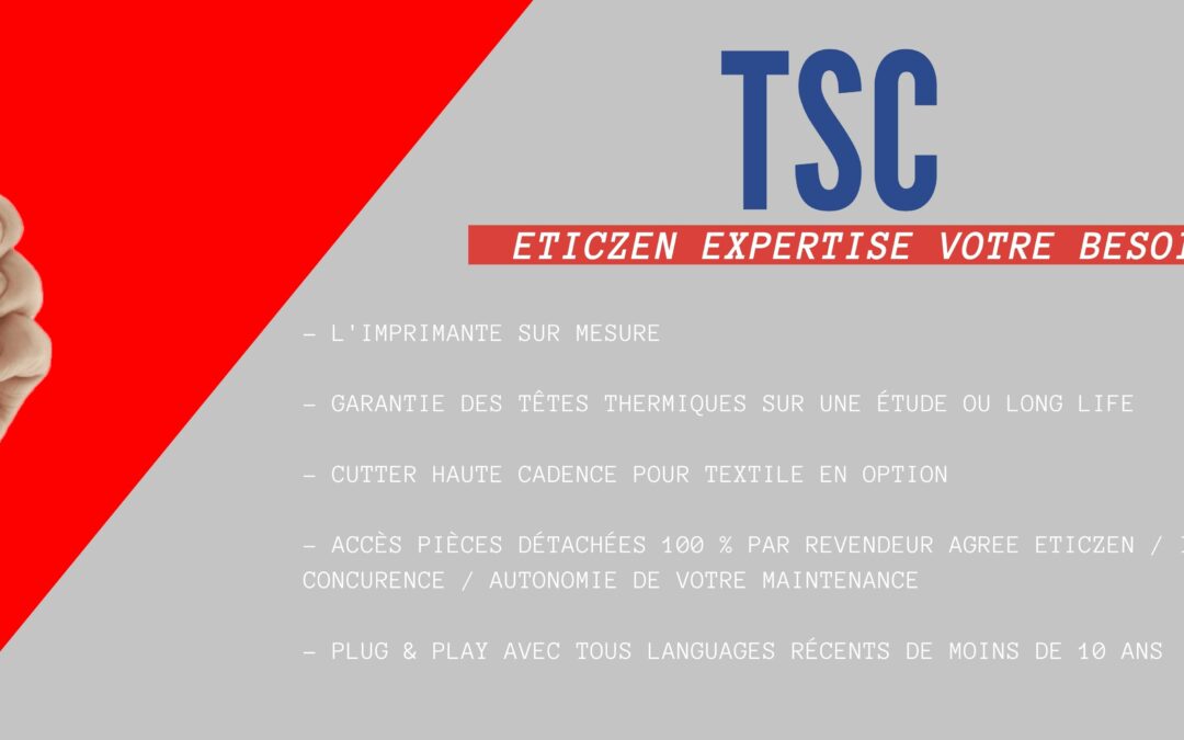 Notre partenaire TSC – imprimantes industrielles
