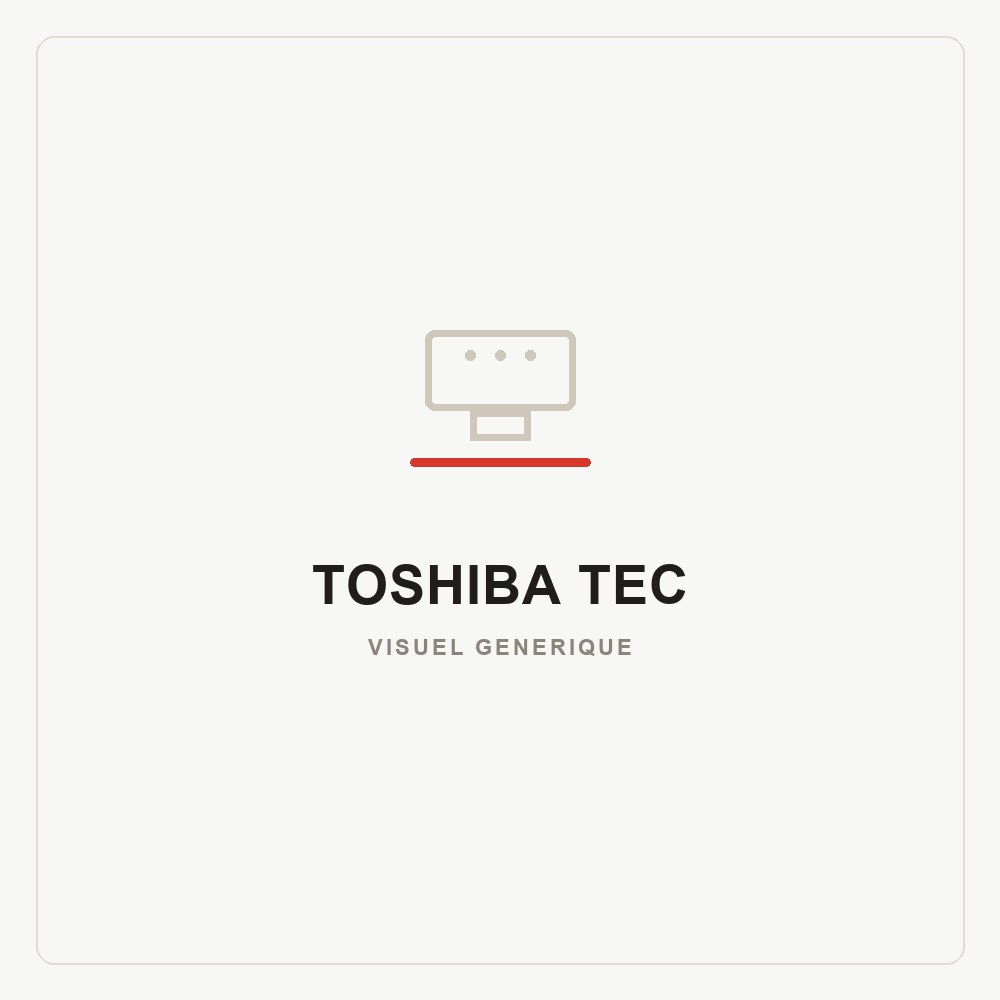 Visuel générique — Tête d'impression Toshiba TEC, non contractuel